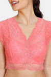 Zivame Padded Wired Full Coverage Blouse Bra - Tea Rose — thumbnail 4